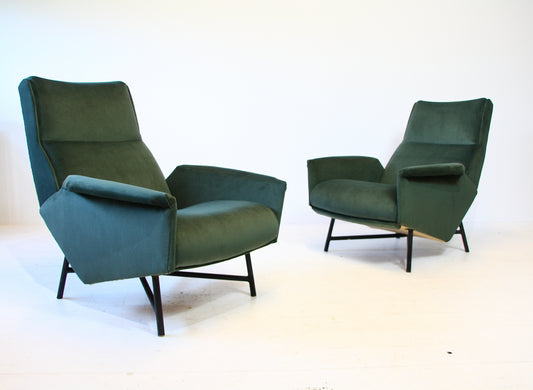 1950s French Armchairs by Guy Besnard