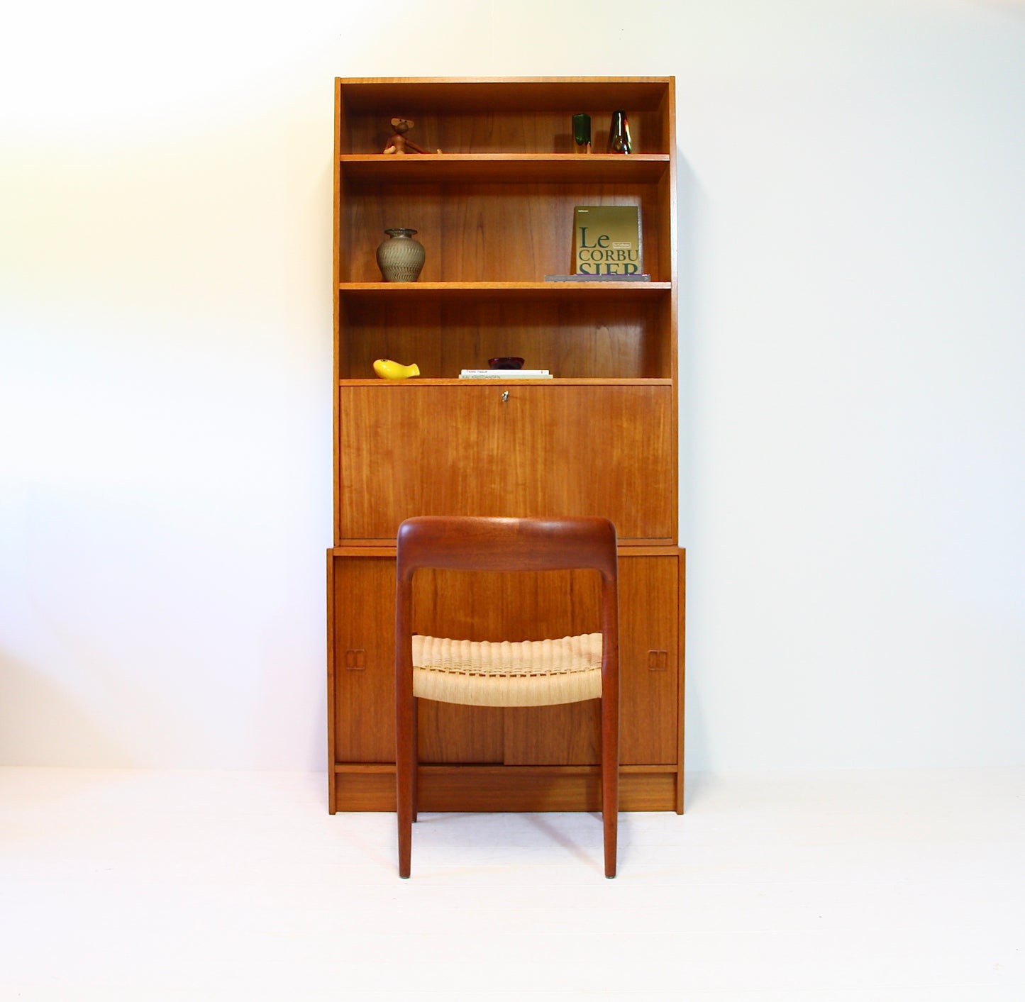 Vintage Danish Wall Unit by Sejling Skabe c.1970