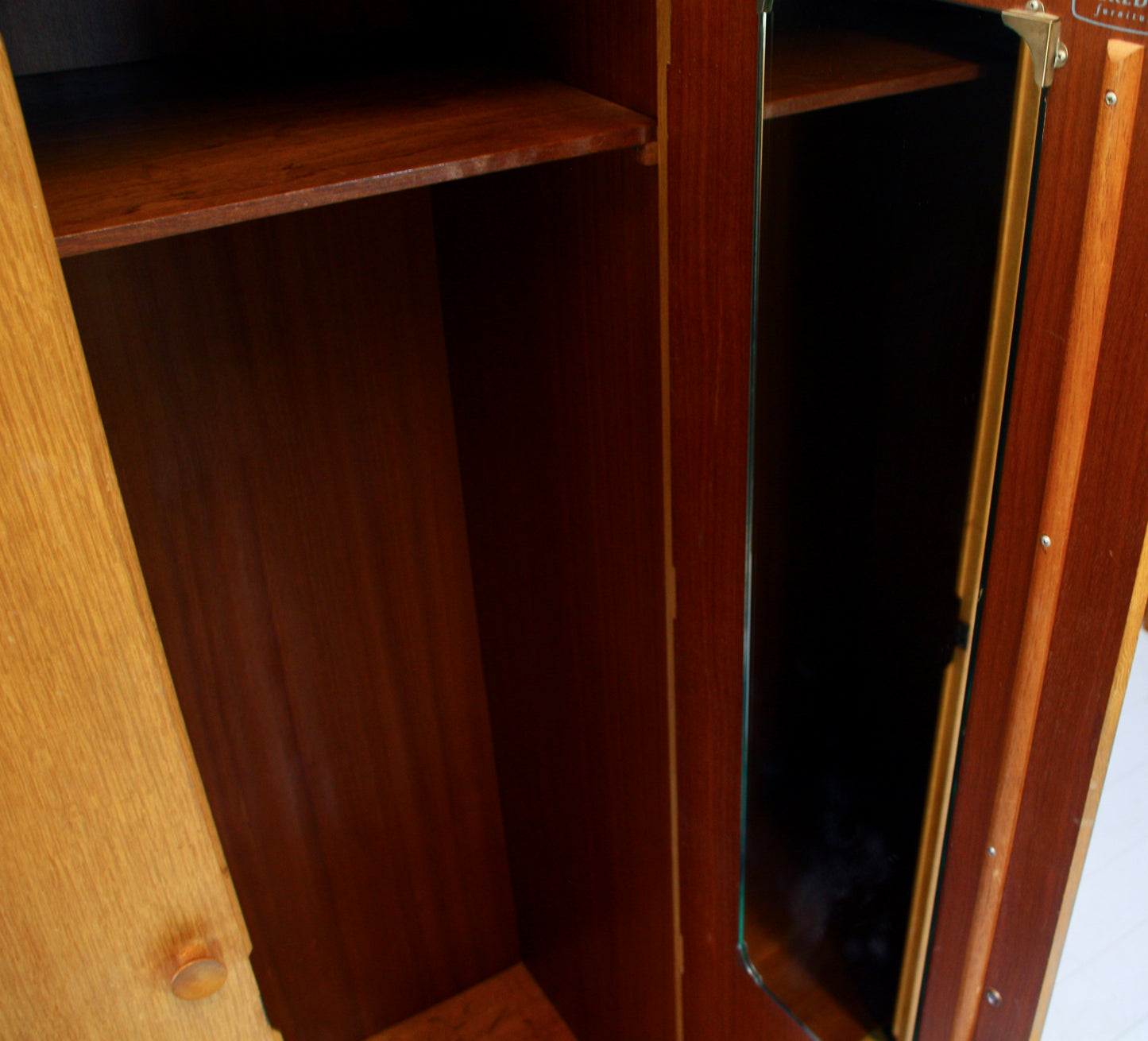 Vintage Oak Wardrobe by Meredew c.1960