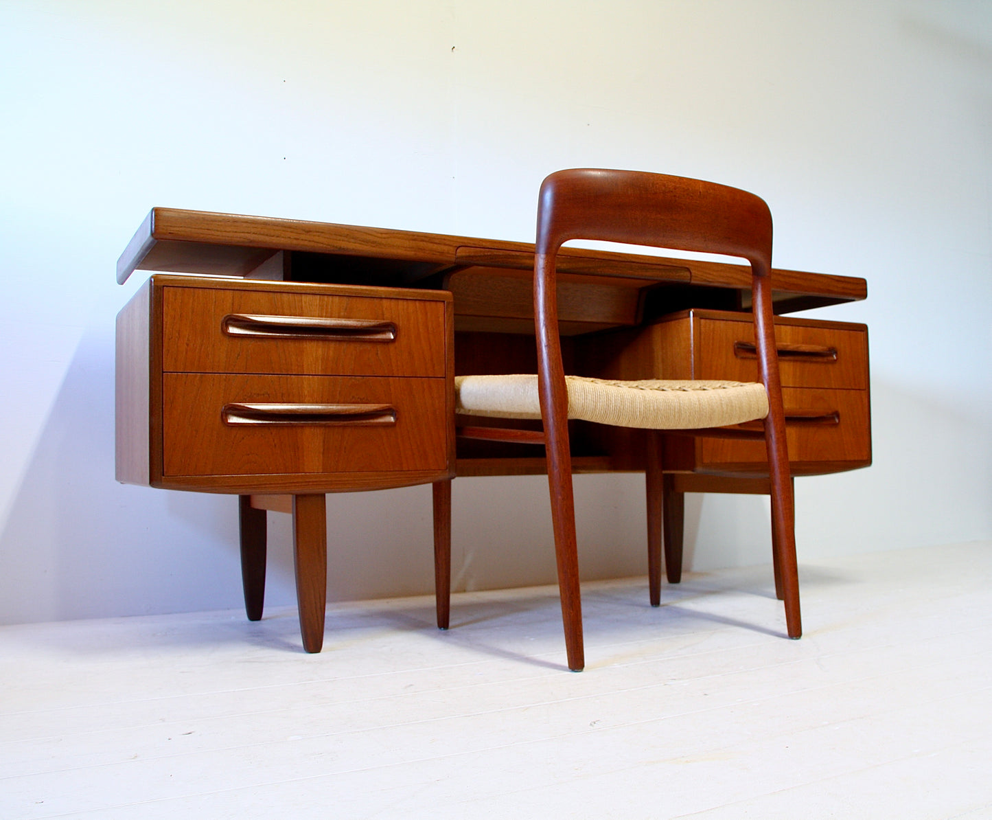 G Plan Fresco Teak Desk by VB Wilkins - 1960s