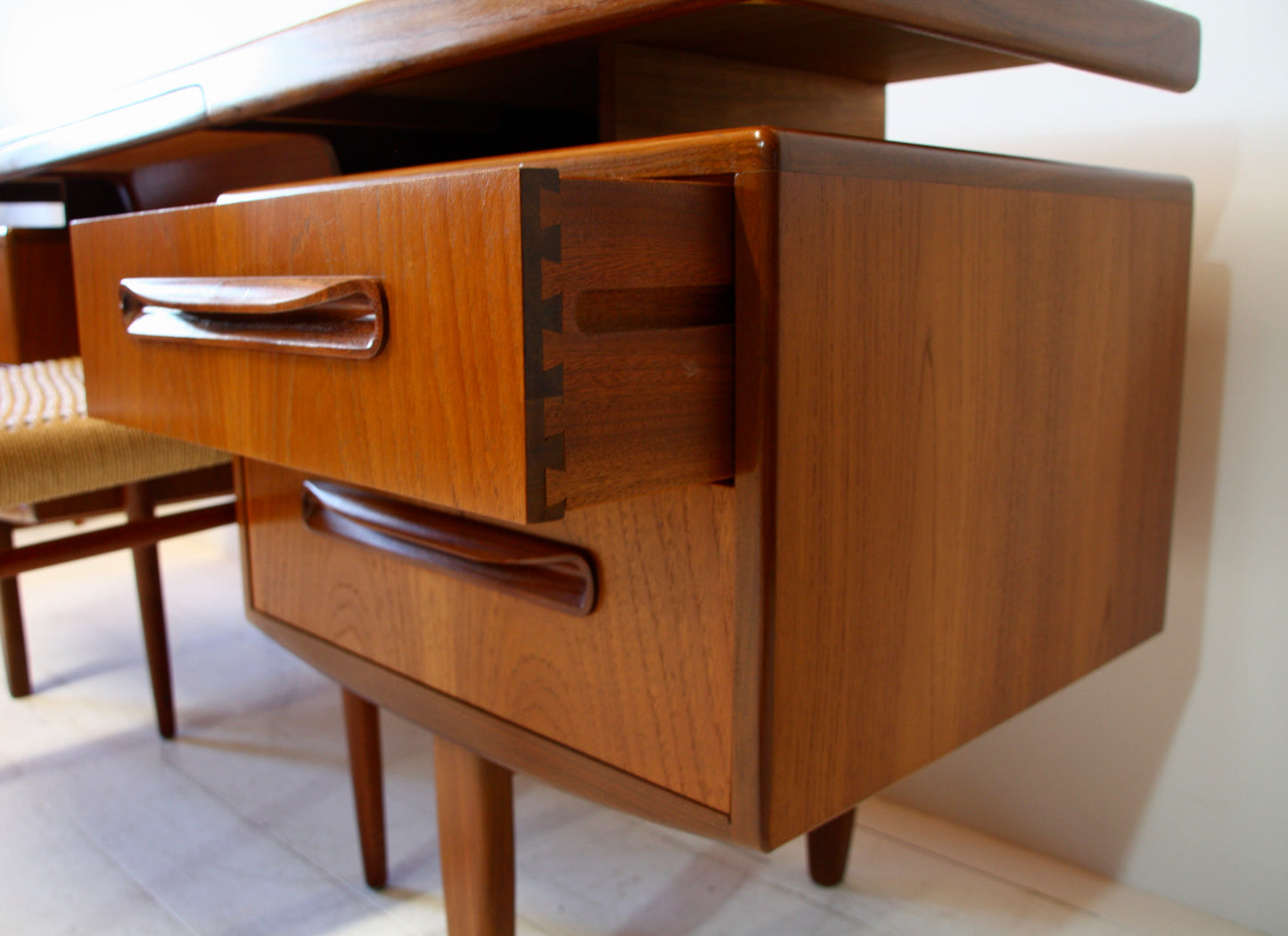 G Plan Fresco Teak Desk by VB Wilkins - 1960s