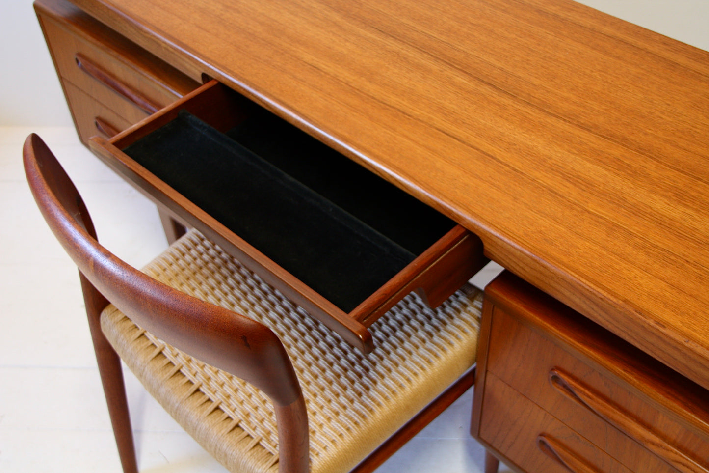 G Plan Fresco Teak Desk by VB Wilkins - 1960s