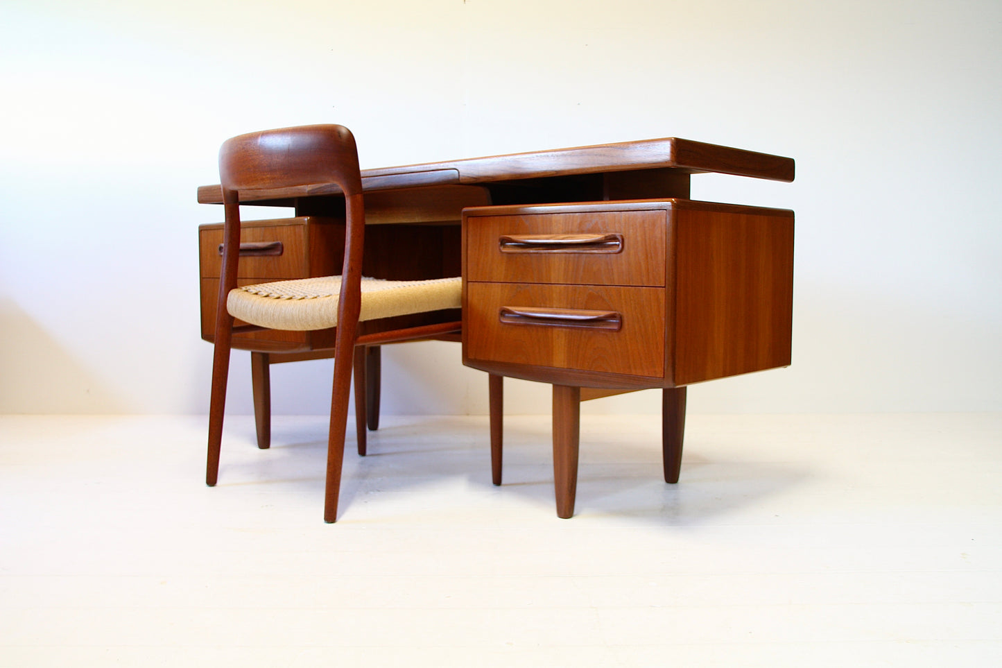 G Plan Fresco Teak Desk by VB Wilkins - 1960s