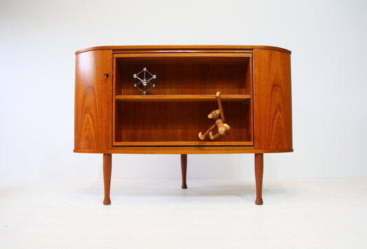 Norwegian Revolving Corner Drinks Cabinet - Teak, 1960s