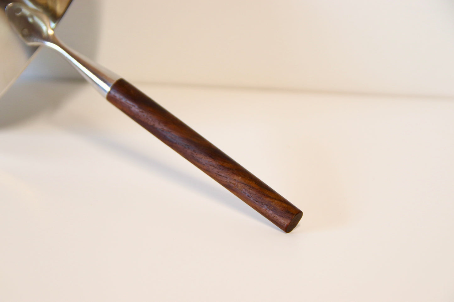 Vintage Norwegian Butter Pan by P F Lauffer - Rosewood & Stainless Steel