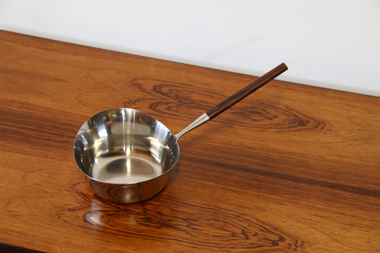 Vintage Norwegian Butter Pan by P F Lauffer - Rosewood & Stainless Steel