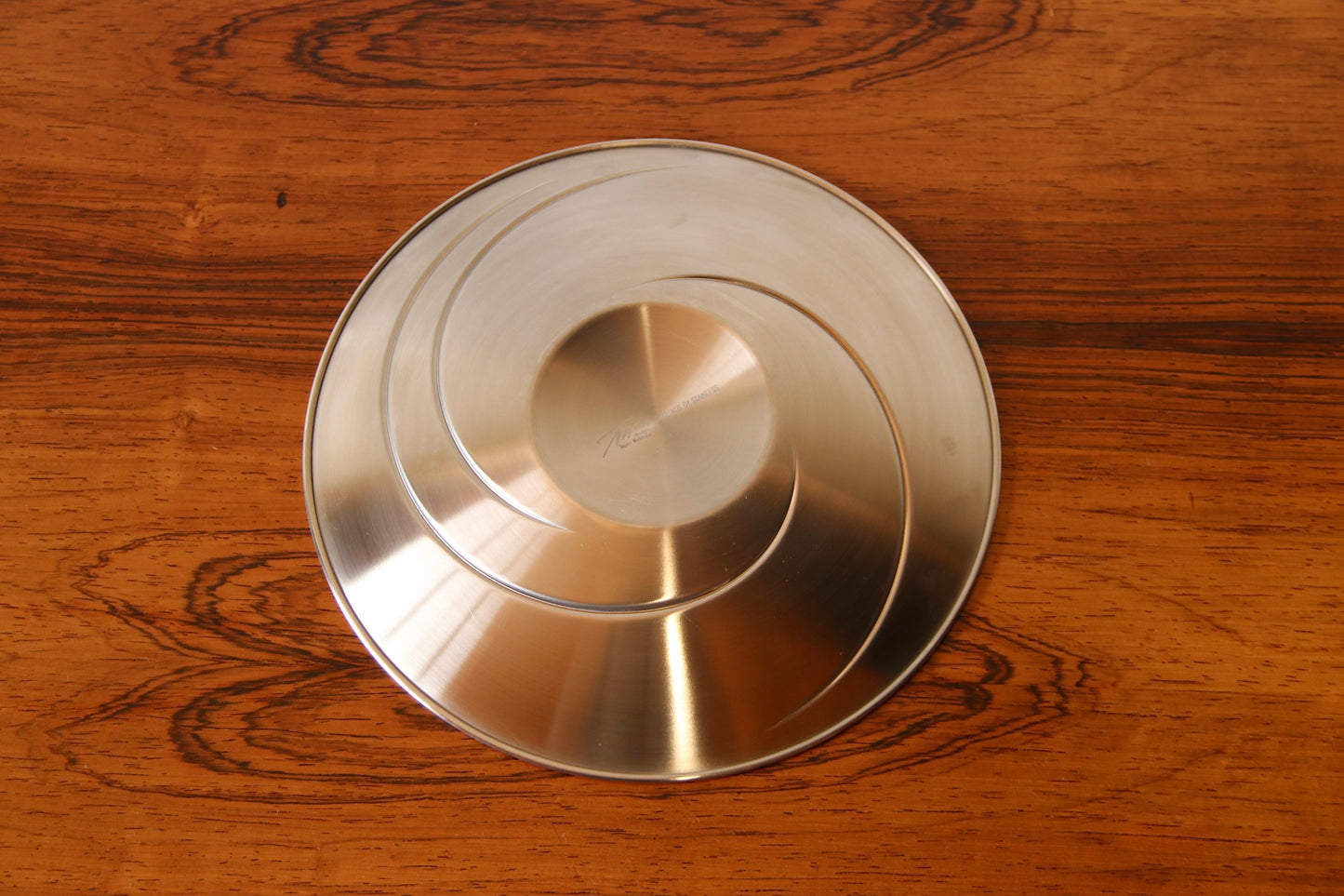 Tapio Wirkkala Vortex "Pyorre" Stainless Steel Bowl - Finland
