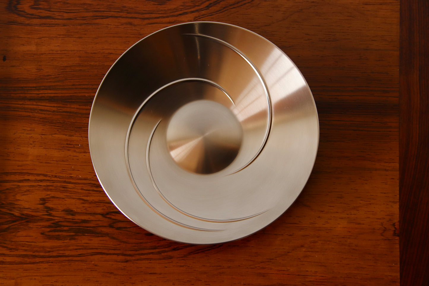 Tapio Wirkkala Vortex "Pyorre" Stainless Steel Bowl - Finland