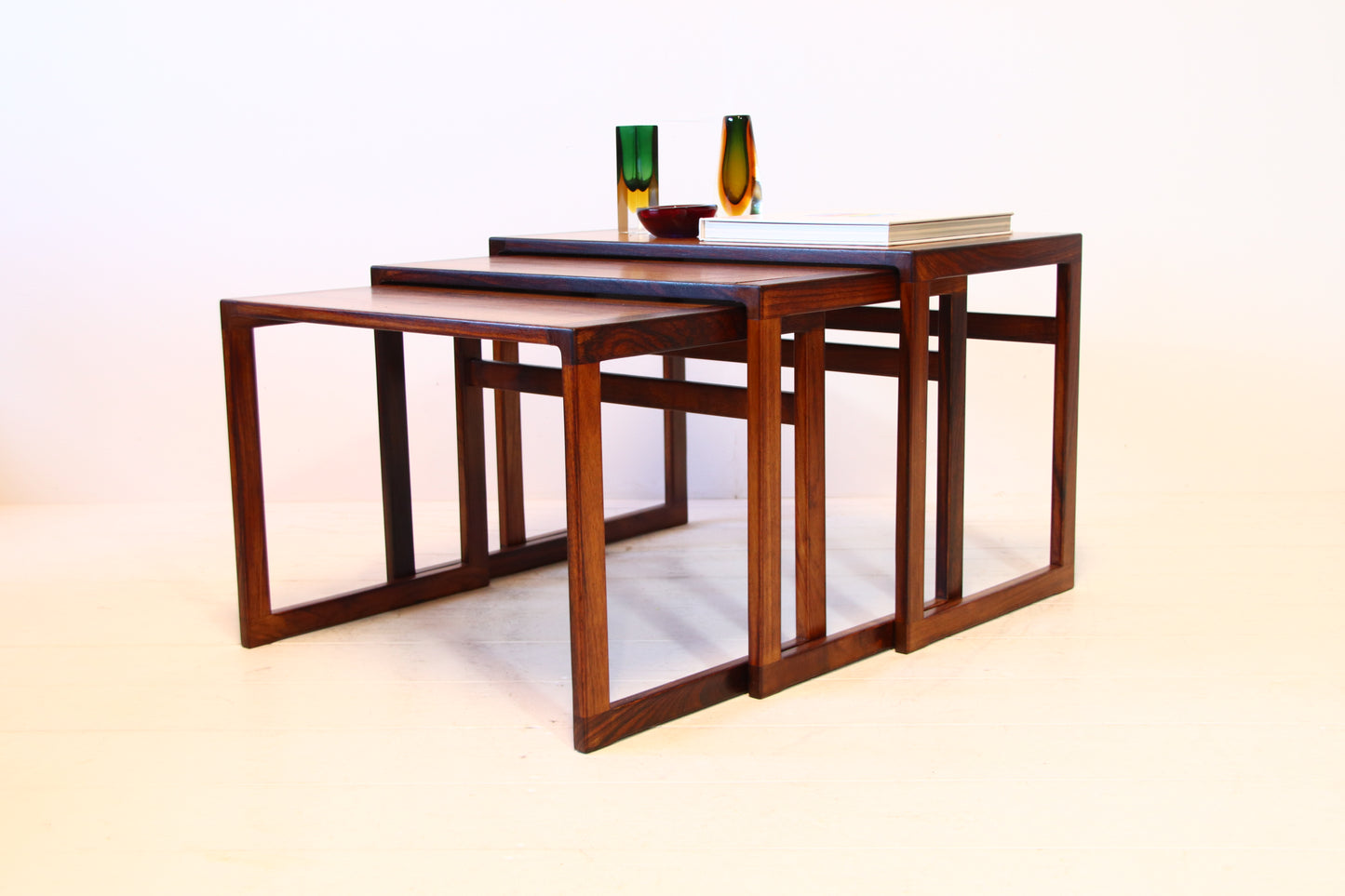 Kai Kristiansen Rosewood Nest of Tables