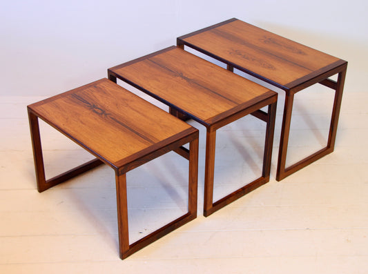 Kai Kristiansen Rosewood Nest of Tables