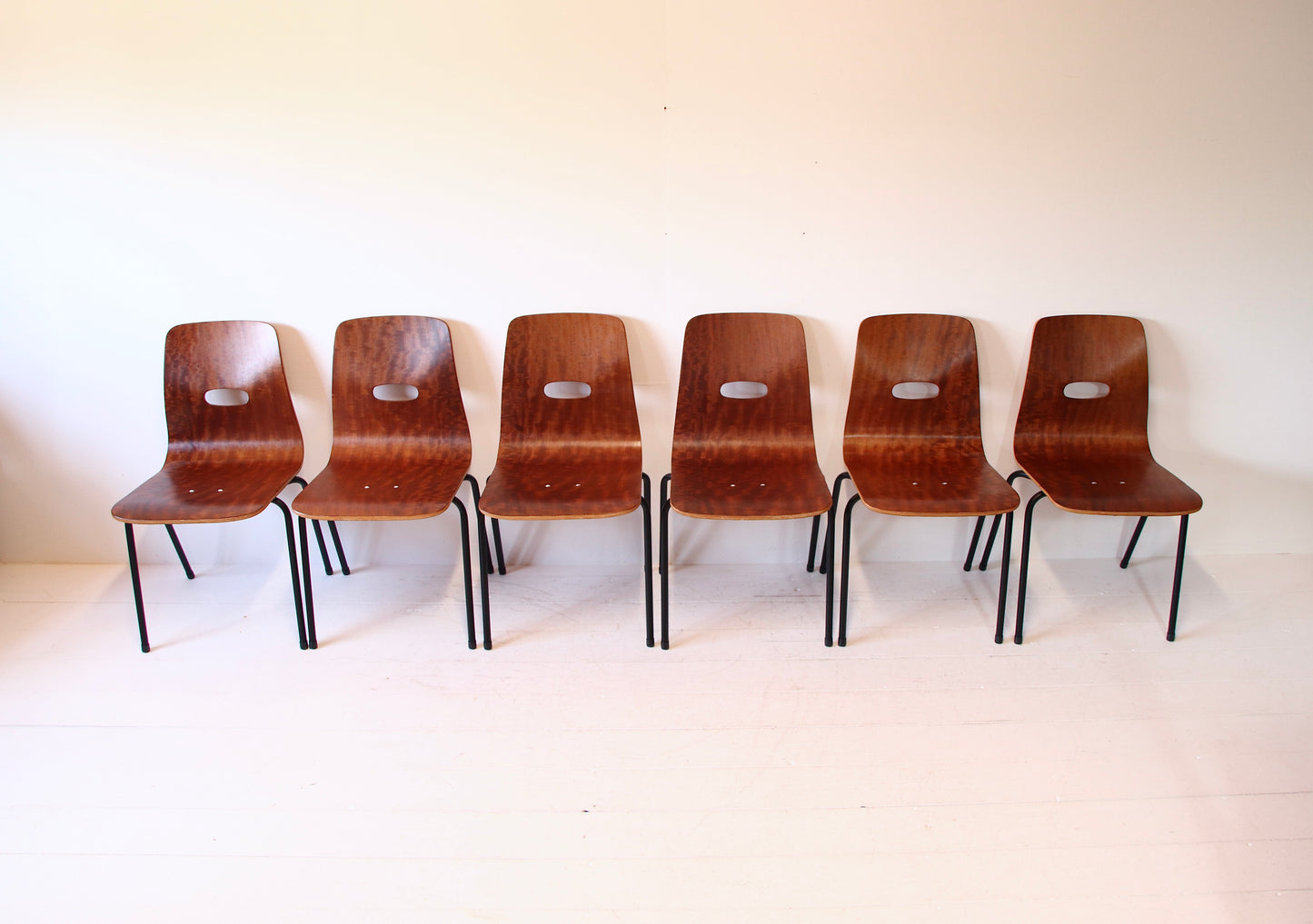Robin Day Q Stak Dining Chairs 1953