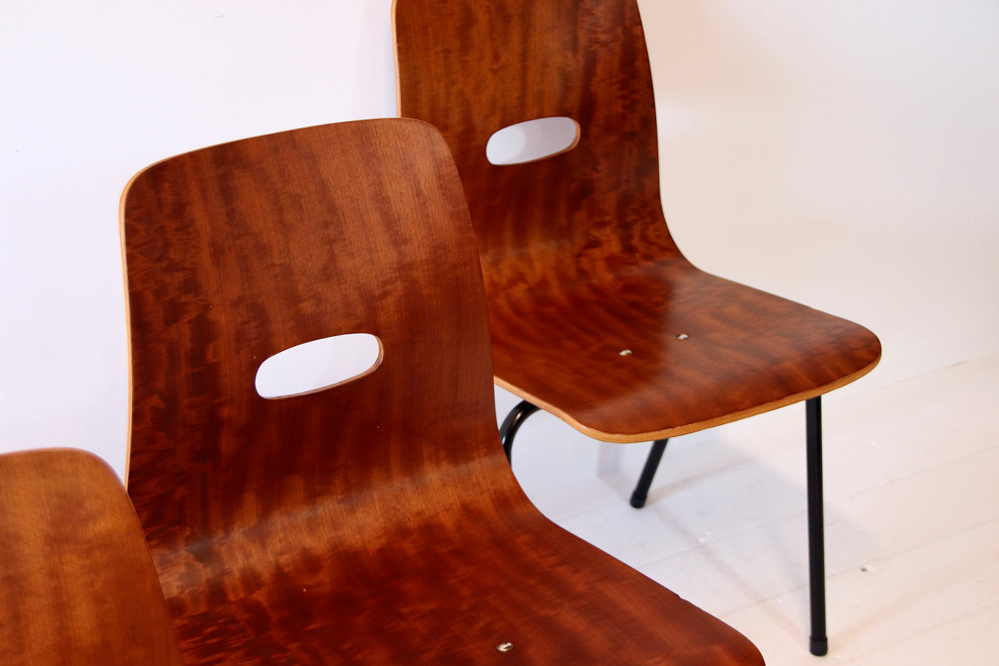 Robin Day Q Stak Dining Chairs 1953