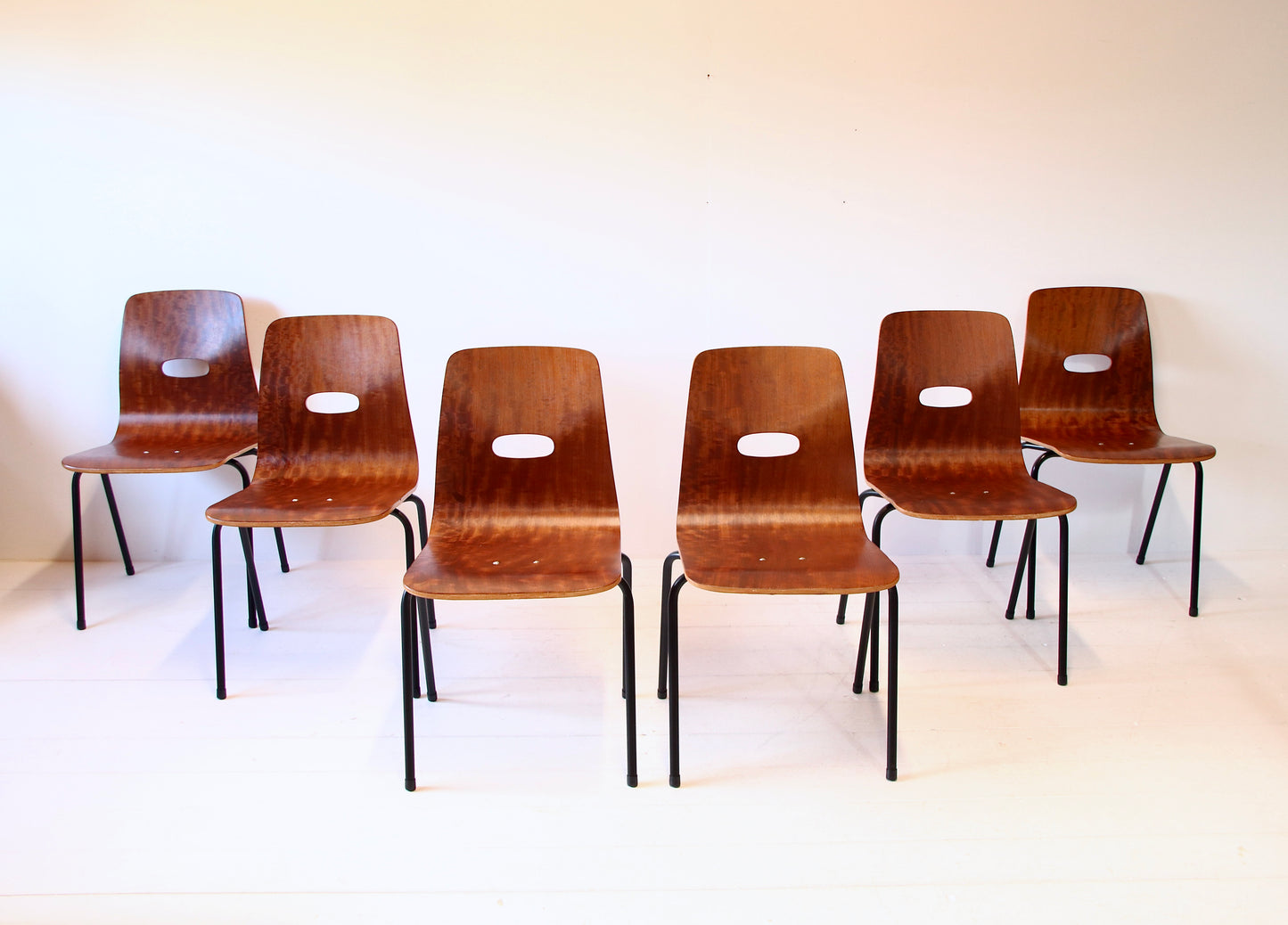 Robin Day Q Stak Dining Chairs 1953