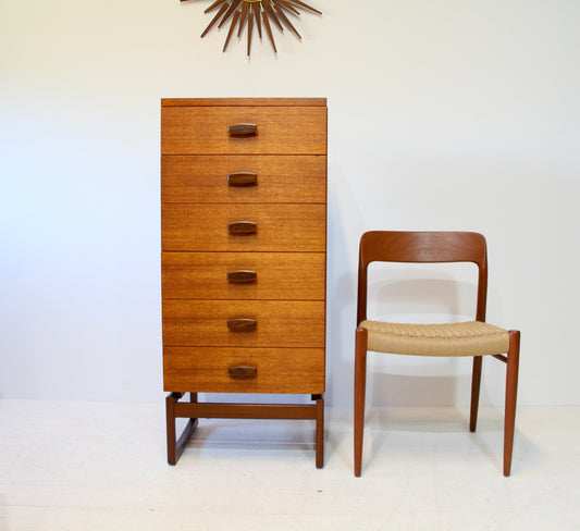 SOLD - G Plan Quadrille Tallboy Drawers - c.1960