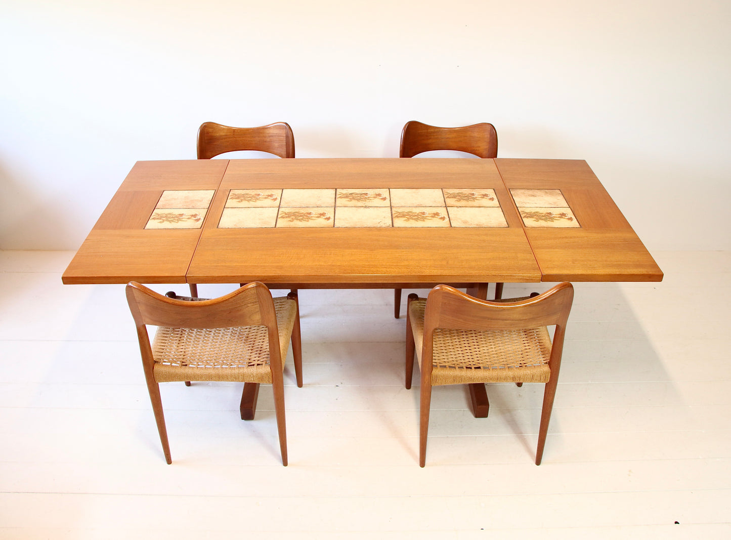 Extending Teak Dining Table by Ansager Mobler c.1970