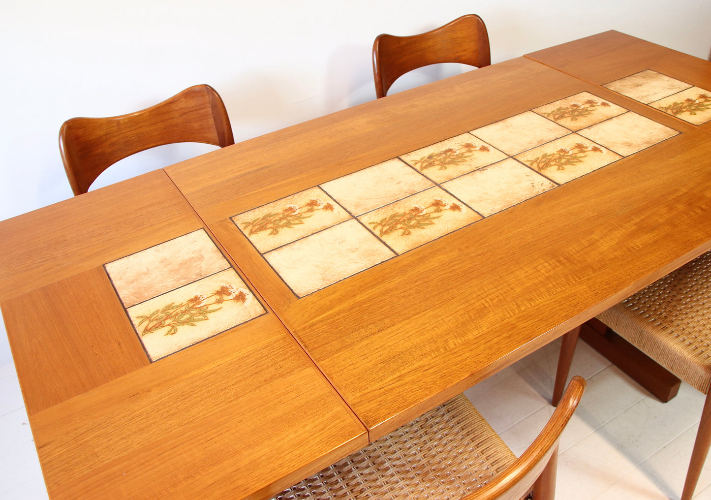 Extending Teak Dining Table by Ansager Mobler c.1970
