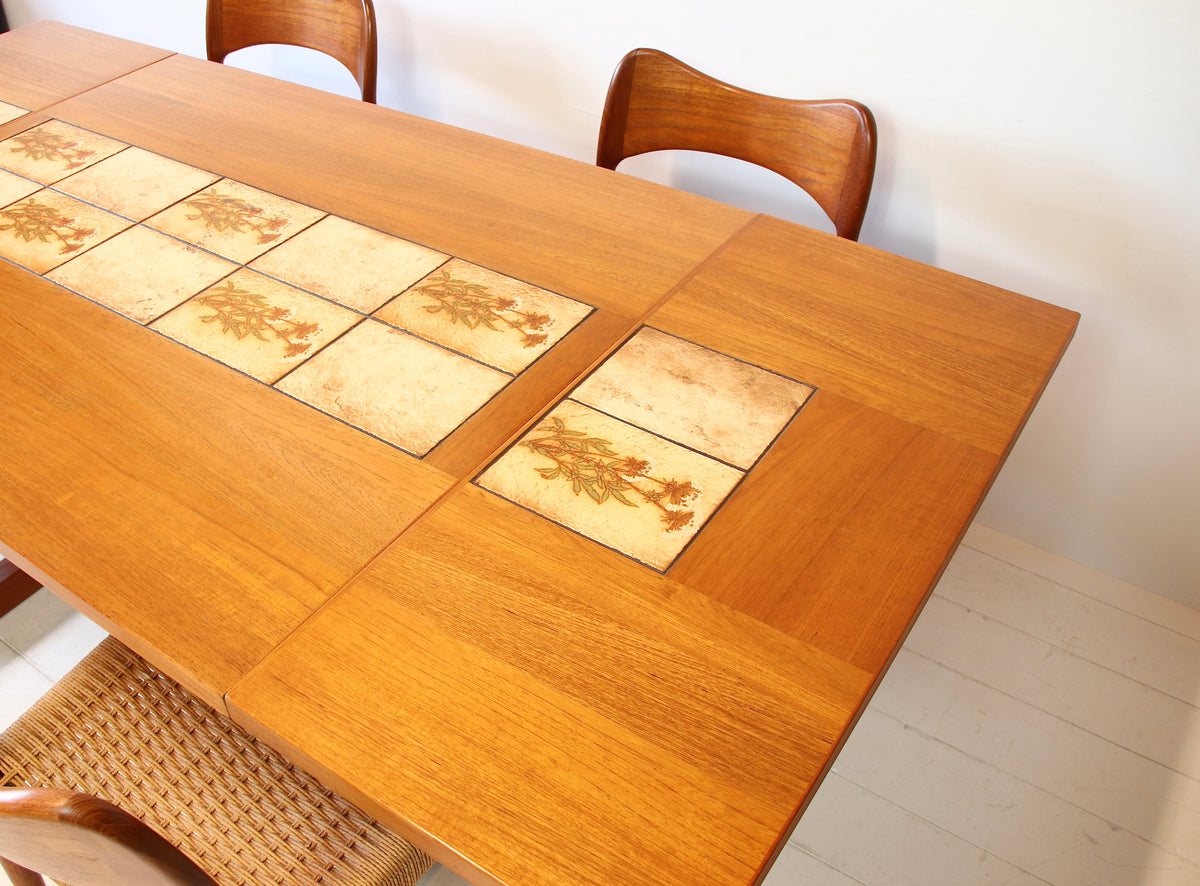 Extending Teak Dining Table by Ansager Mobler c.1970