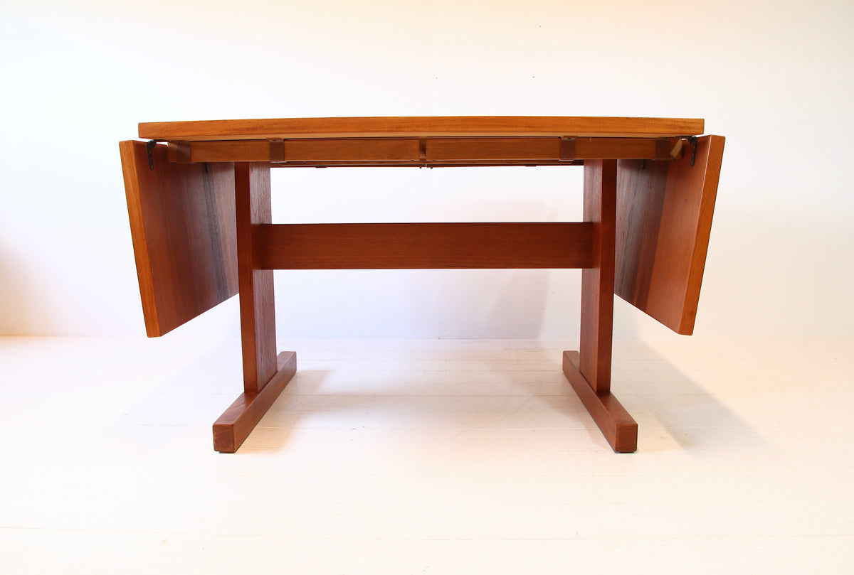 Extending Teak Dining Table by Ansager Mobler c.1970
