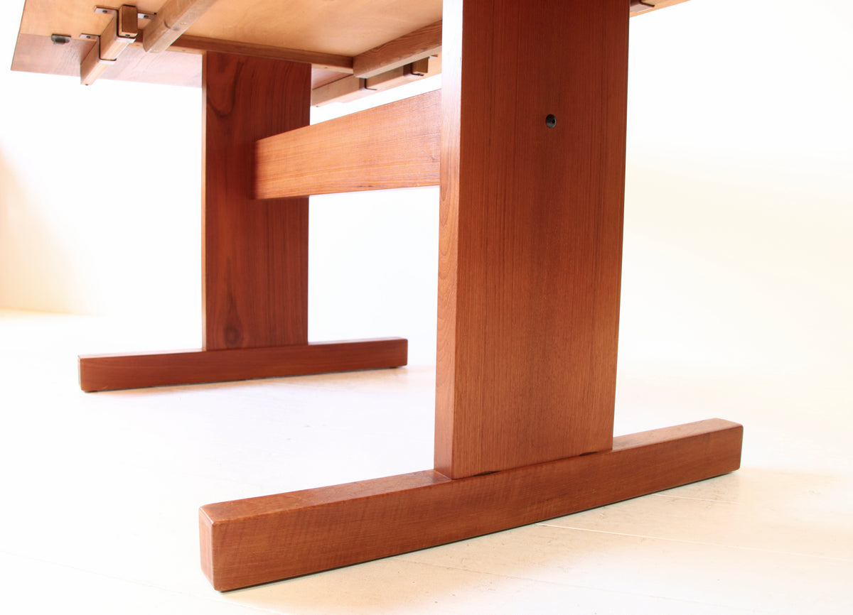 Extending Teak Dining Table by Ansager Mobler c.1970