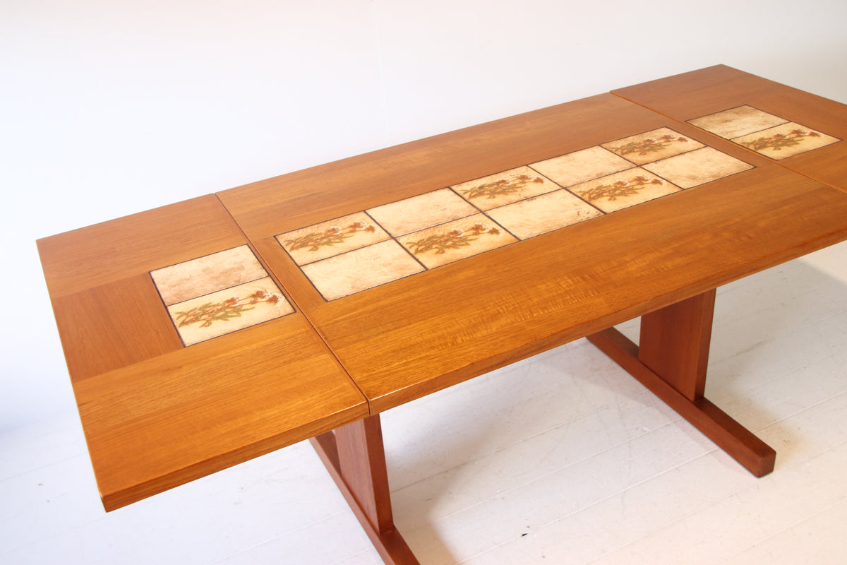Extending Teak Dining Table by Ansager Mobler c.1970