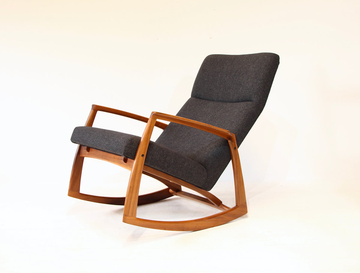 Danish Rocking Chair in Walnut