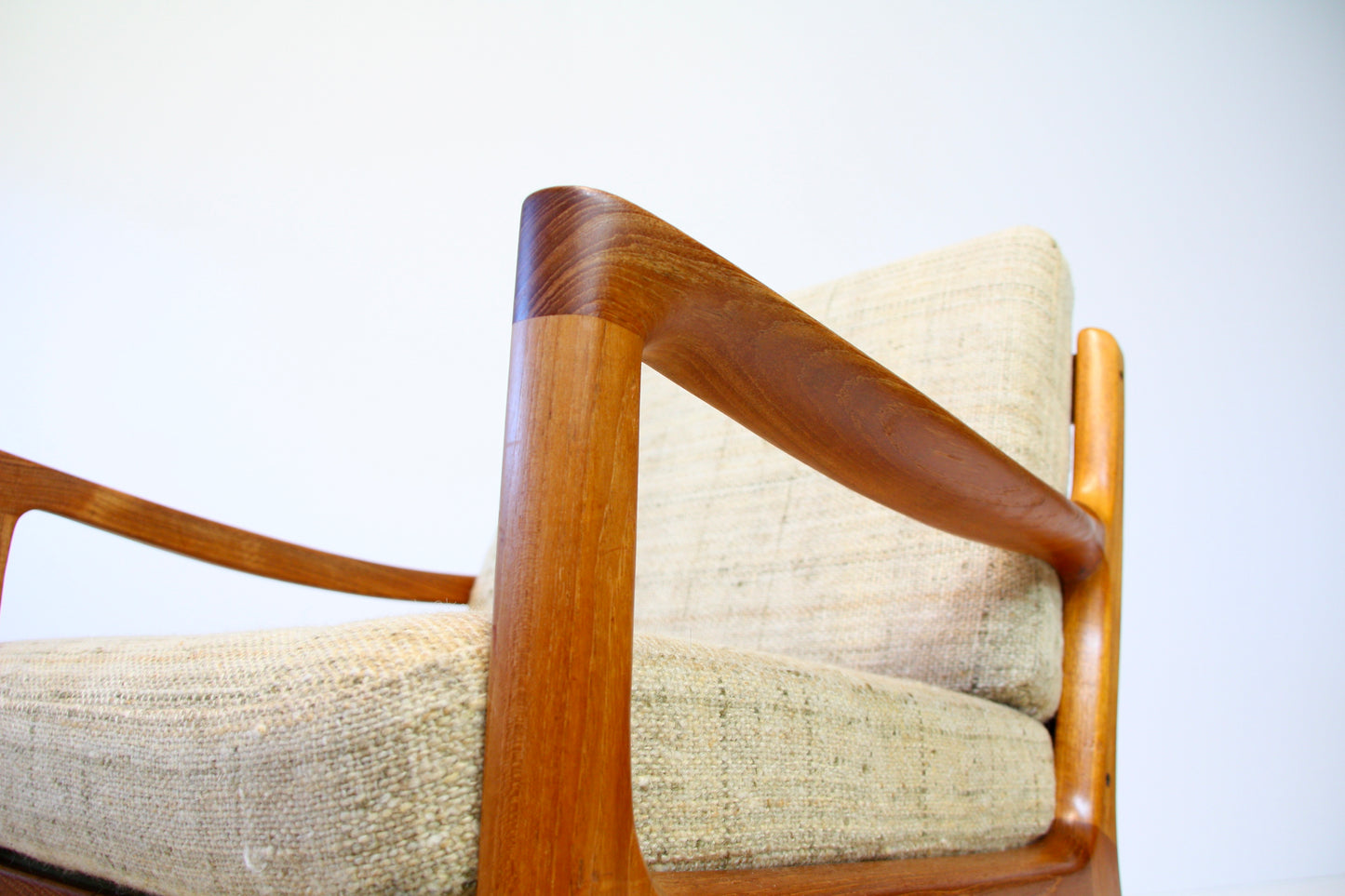 Ole Wanscher Solid Teak Senator Armchair - Danish Modern c.1960