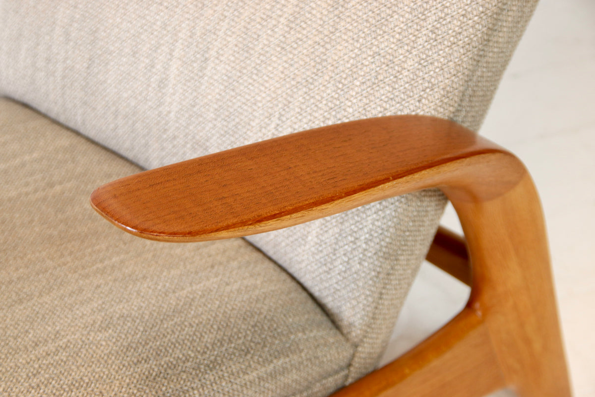 Rock n Rest Armchair & Stool by Arnestad Bruk - Norway c.1950
