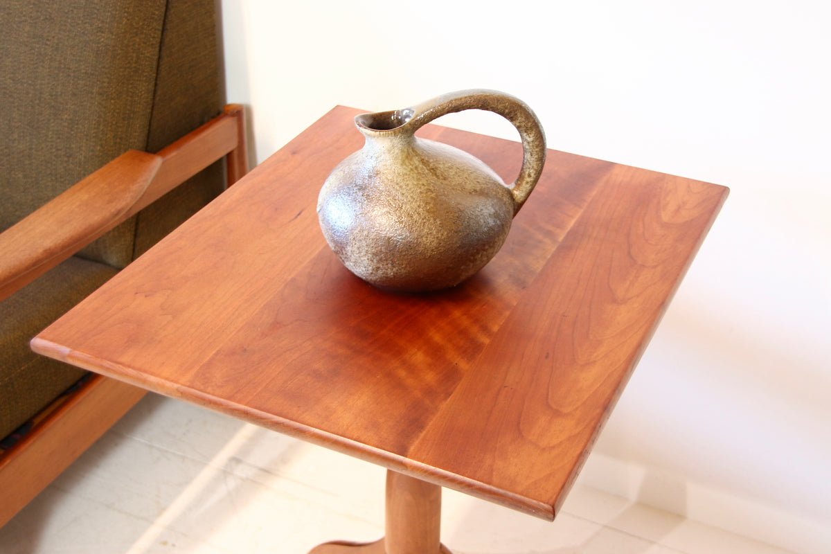 Vintage Solid Teak Shaker Made Side Table / Lamp Table