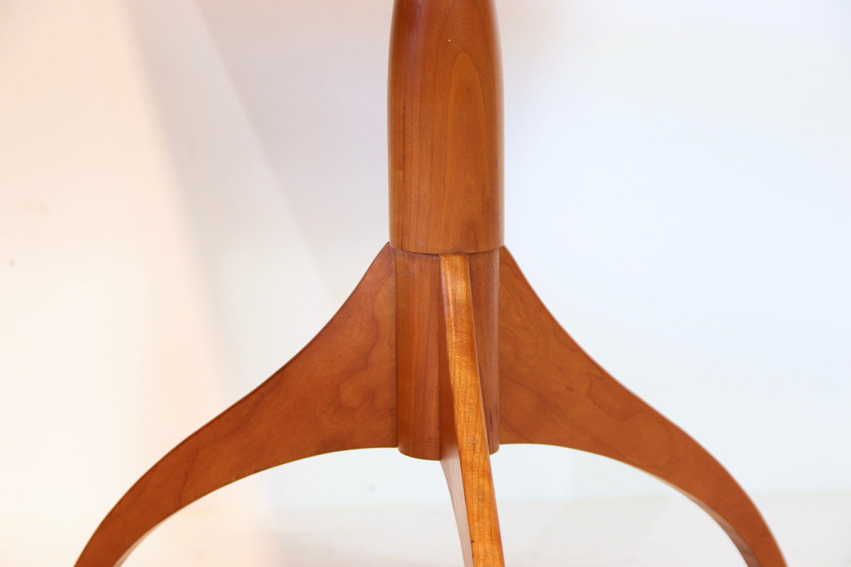 Vintage Solid Teak Shaker Made Side Table / Lamp Table