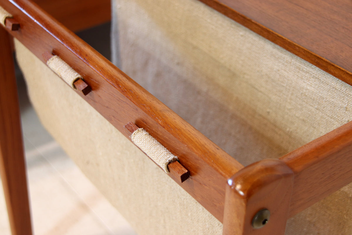 Danish Magazine Rack by S.P Jensen for BRDR Furbo c.1960