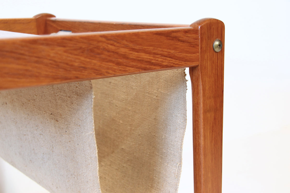 Danish Magazine Rack by S.P Jensen for BRDR Furbo c.1960