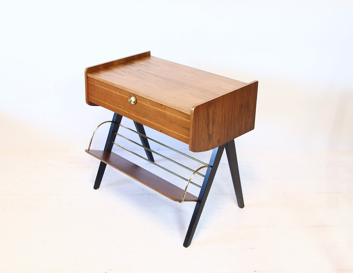 Vintage Side Table / Night Stand by Jese Mobel - Germany c.1960