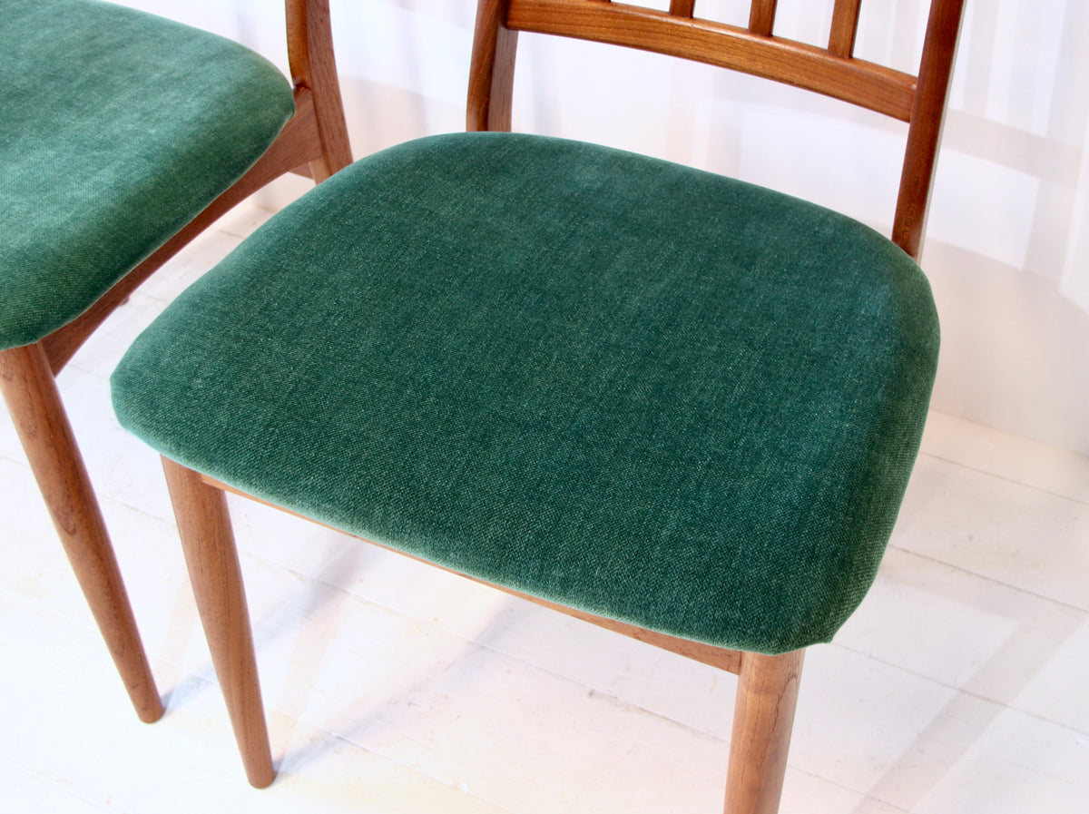 Danish Mid Century Teak Dining Chairs 1960s