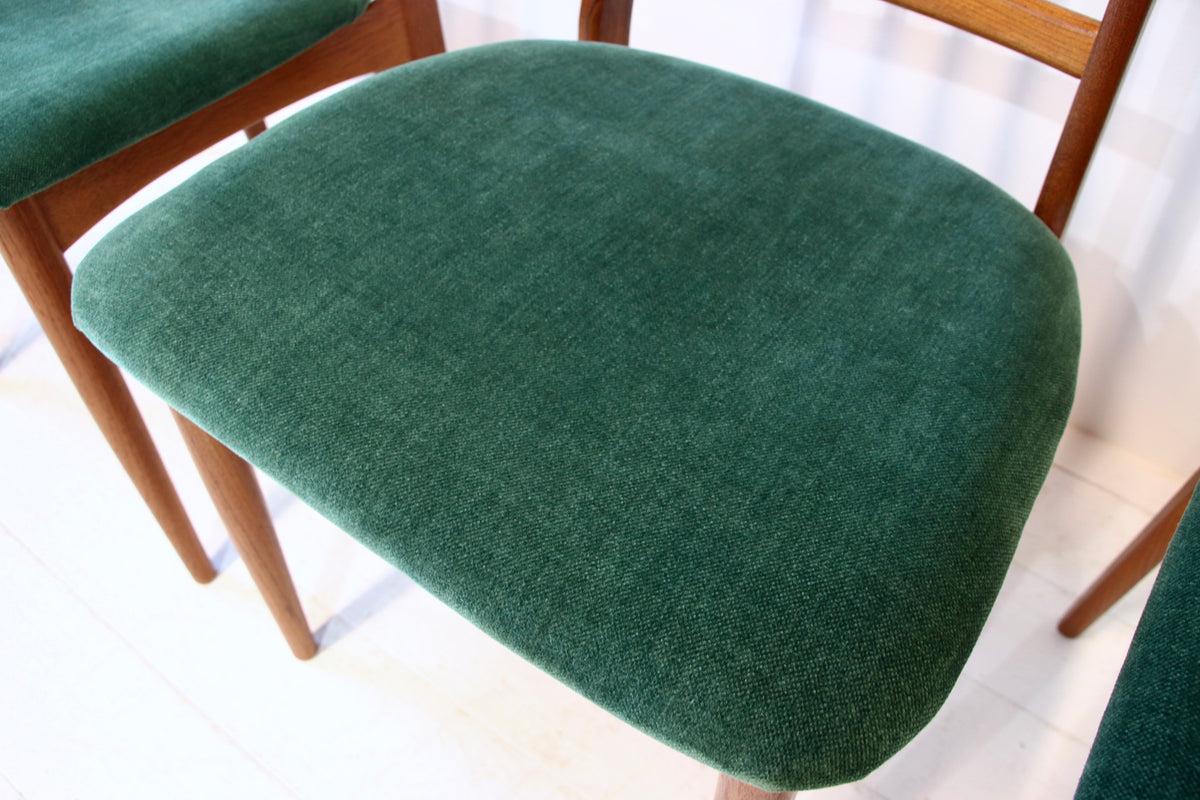 Danish Mid Century Teak Dining Chairs 1960s