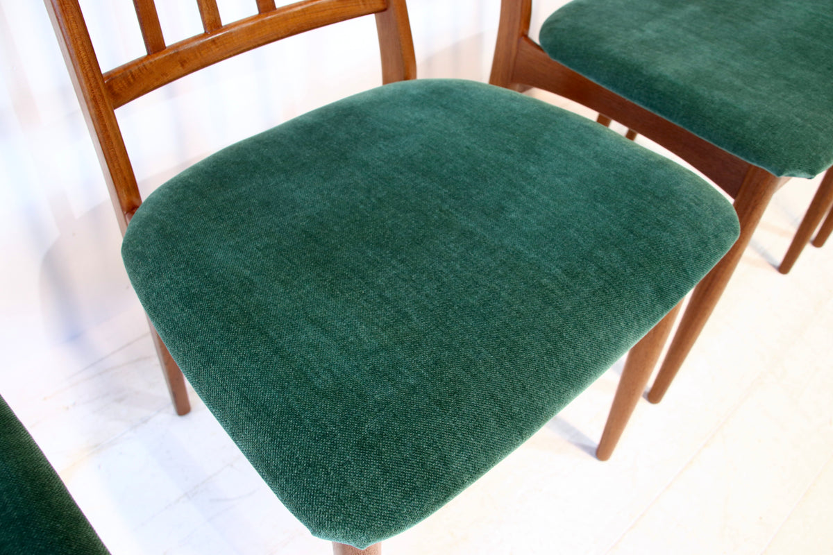 Danish Mid Century Teak Dining Chairs 1960s