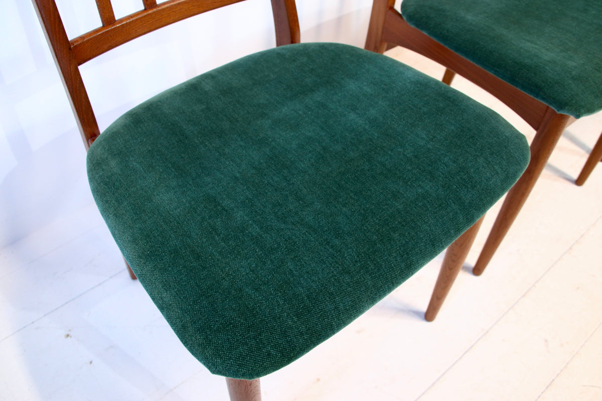 Danish Mid Century Teak Dining Chairs 1960s