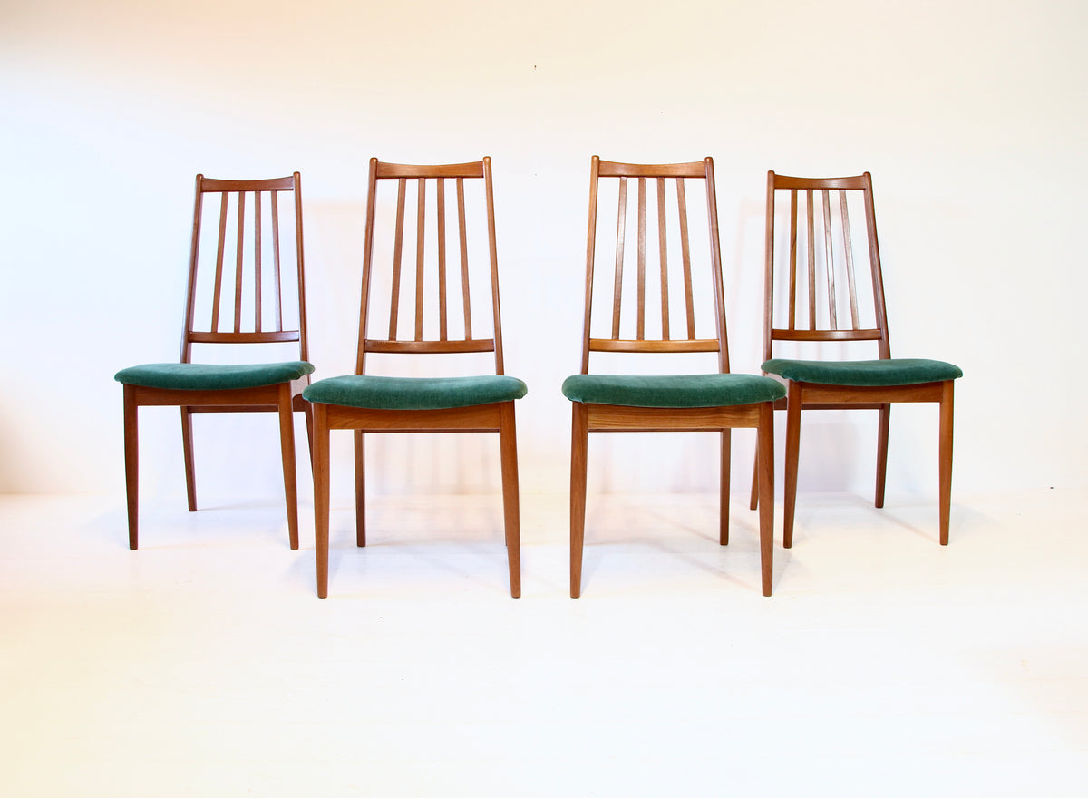 Danish Mid Century Teak Dining Chairs 1960s