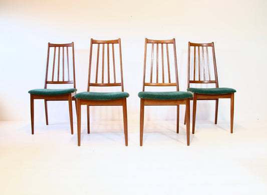 Danish Mid Century Teak Dining Chairs 1960s
