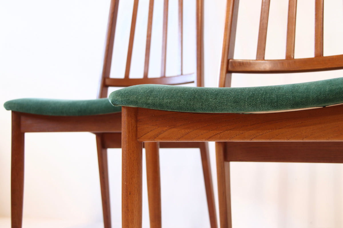 Danish Mid Century Teak Dining Chairs 1960s