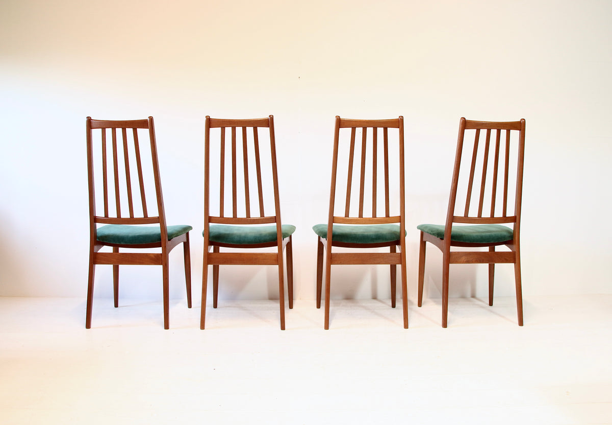 Danish Mid Century Teak Dining Chairs 1960s