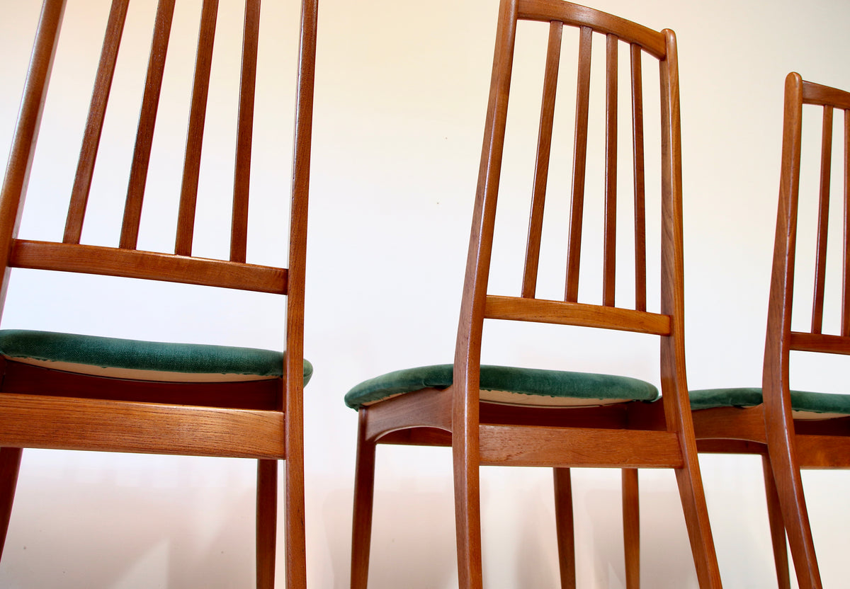 Danish Mid Century Teak Dining Chairs 1960s