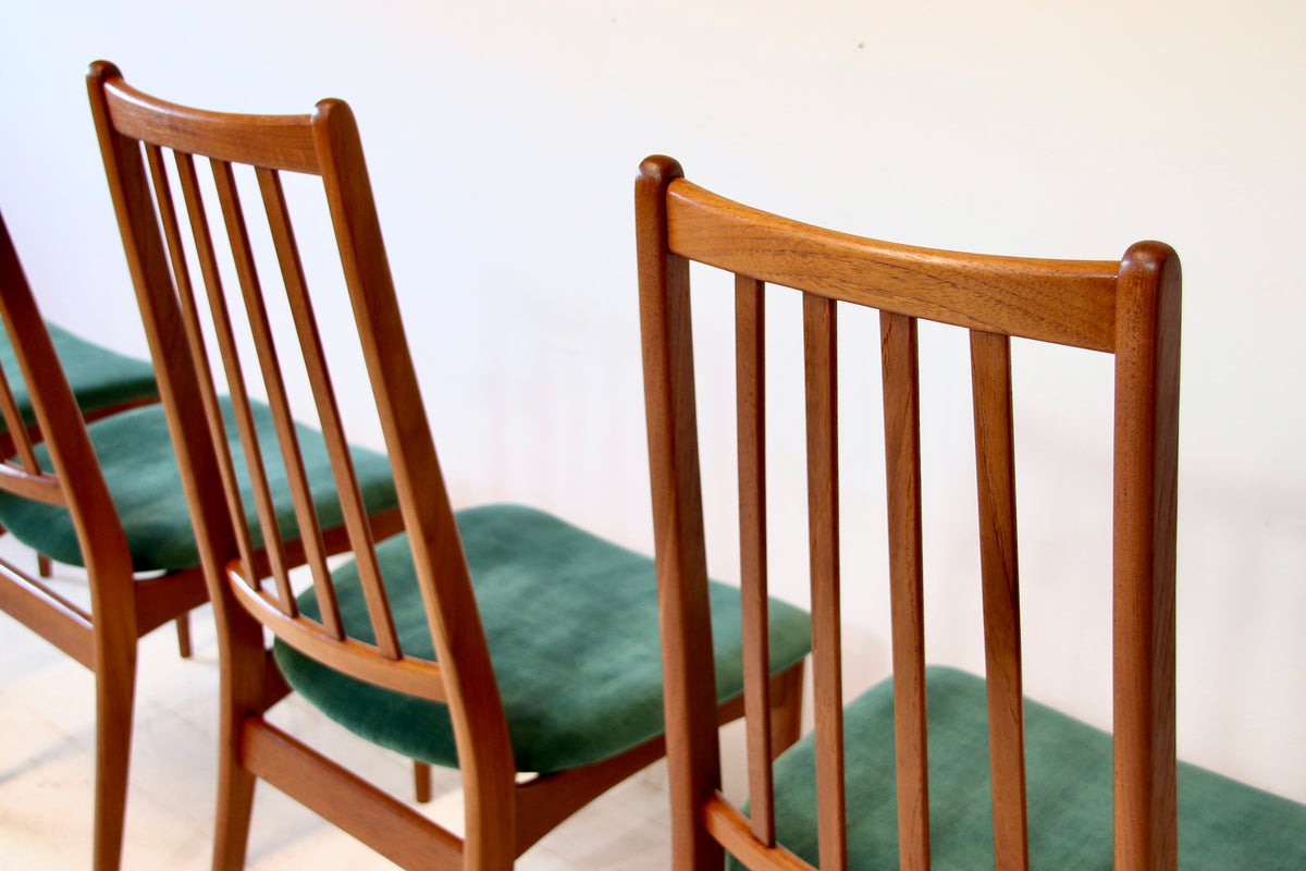 Danish Mid Century Teak Dining Chairs 1960s