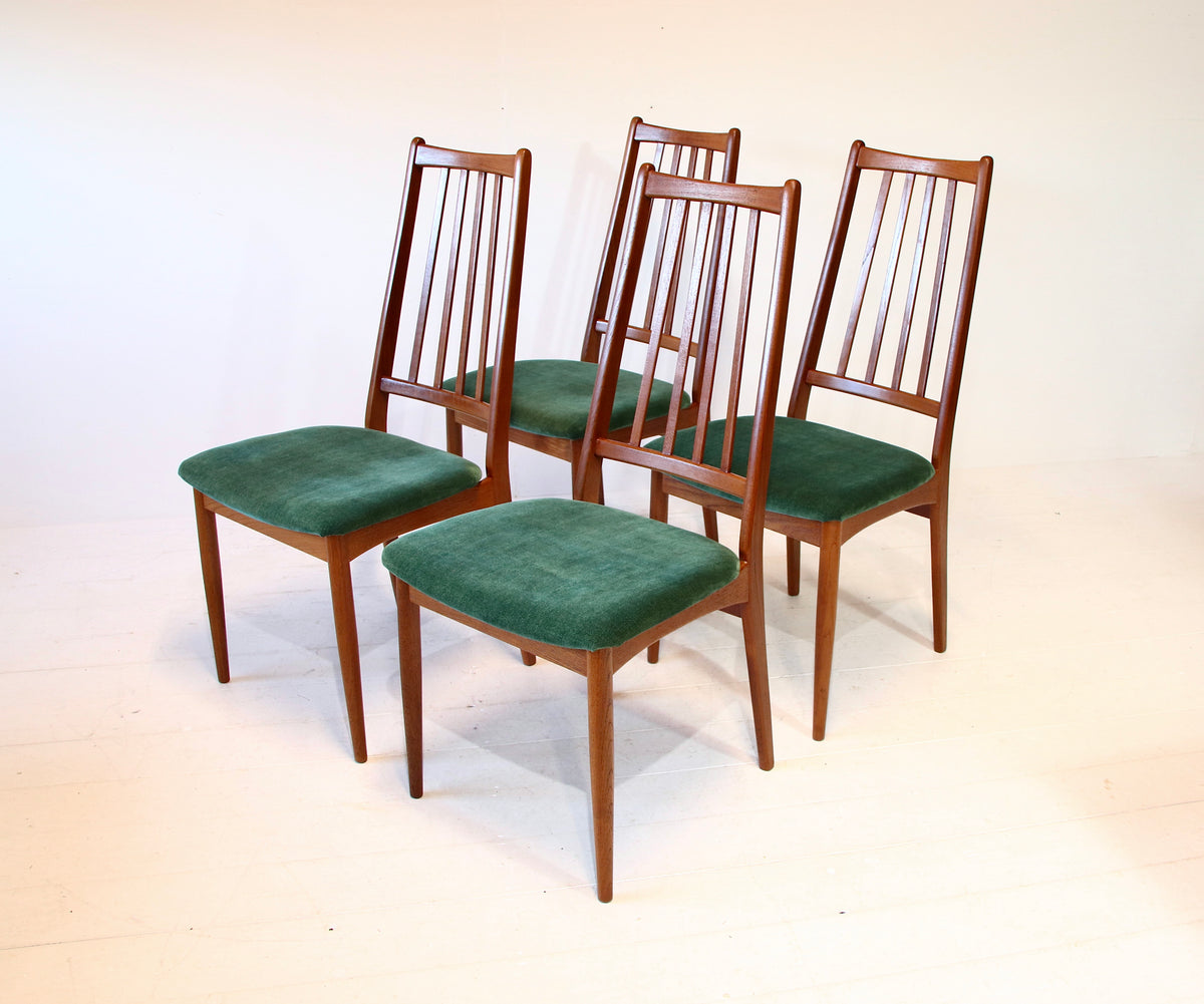 Danish Mid Century Teak Dining Chairs 1960s