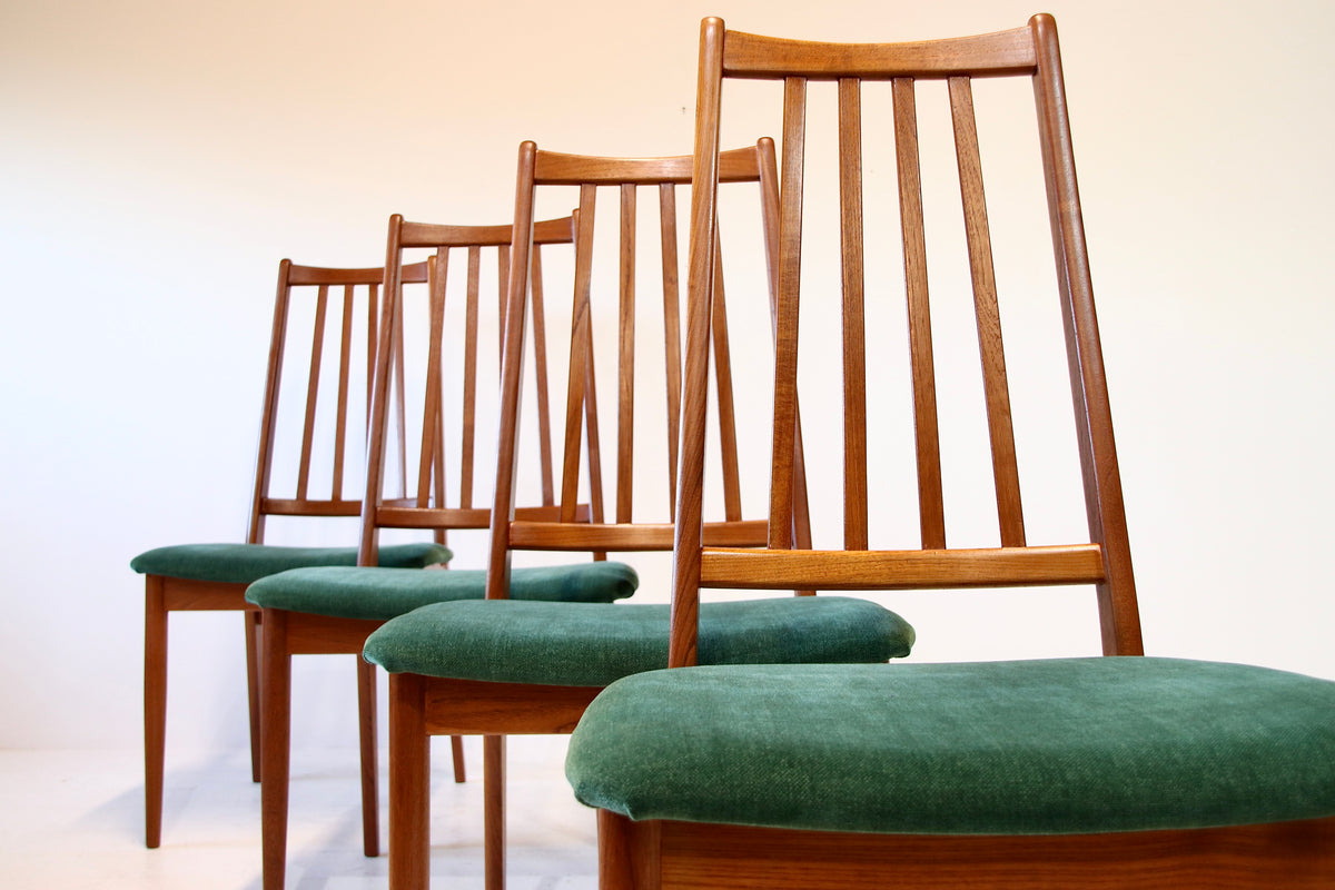 Danish Mid Century Teak Dining Chairs 1960s