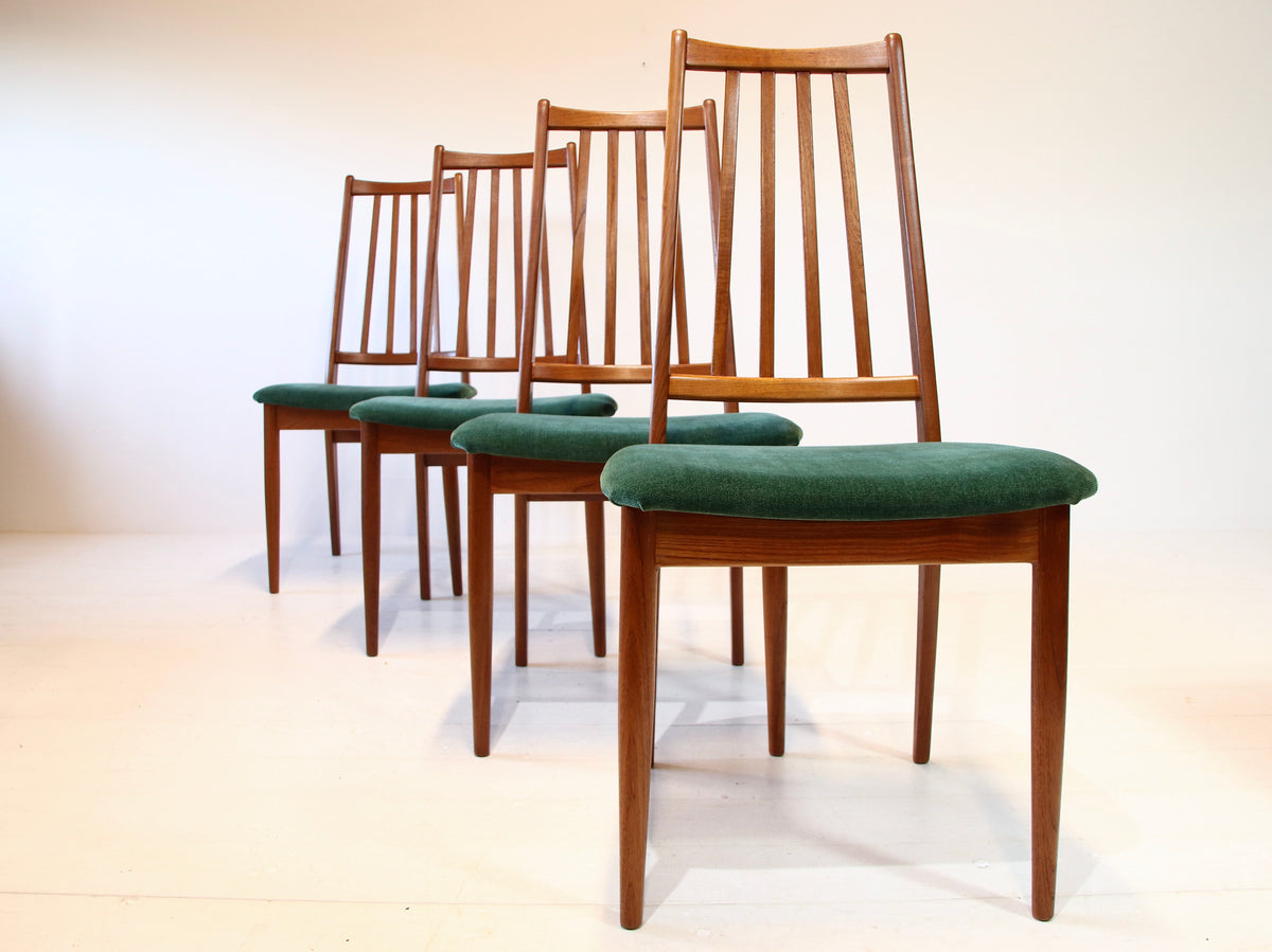 Danish Mid Century Teak Dining Chairs 1960s