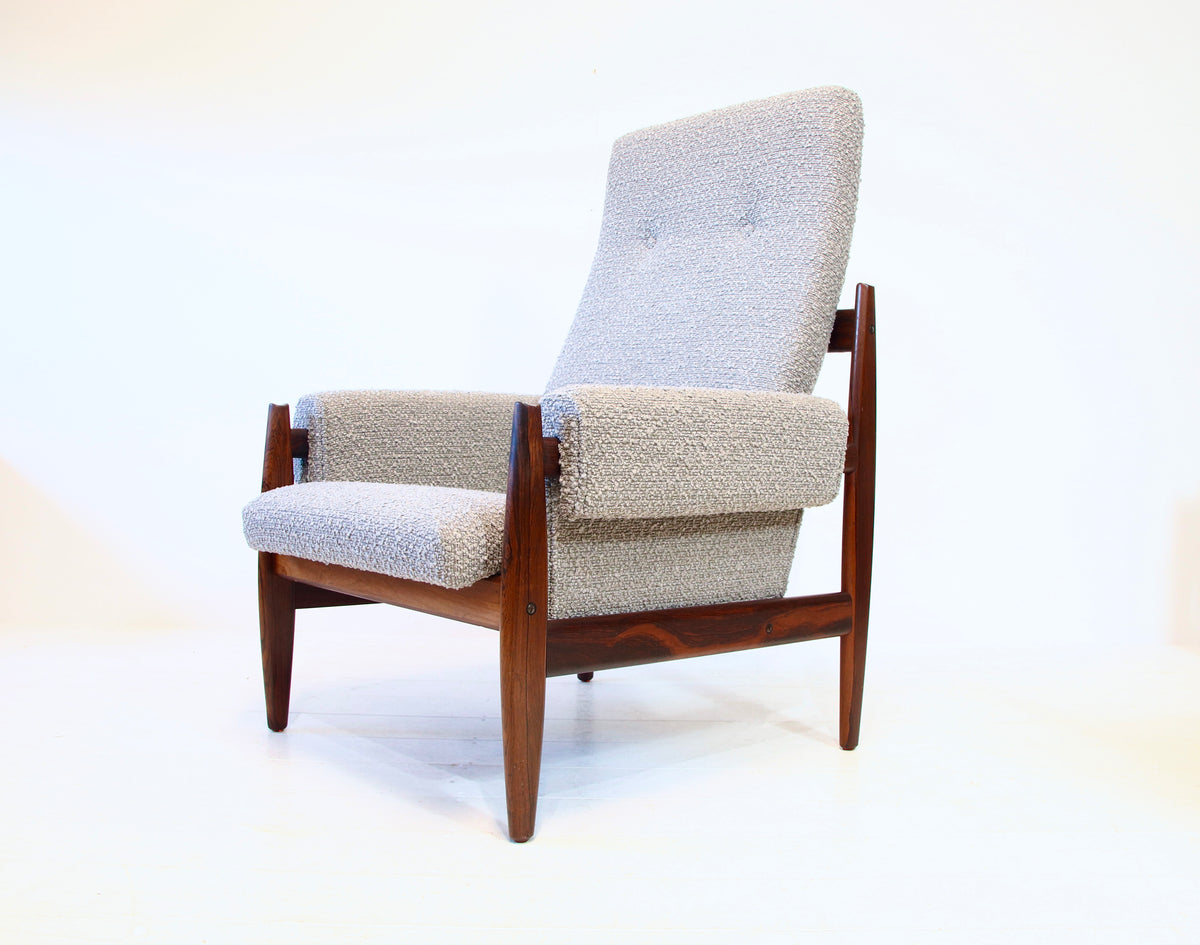 Vintage Danish Armchair in Brazilian Rosewood
