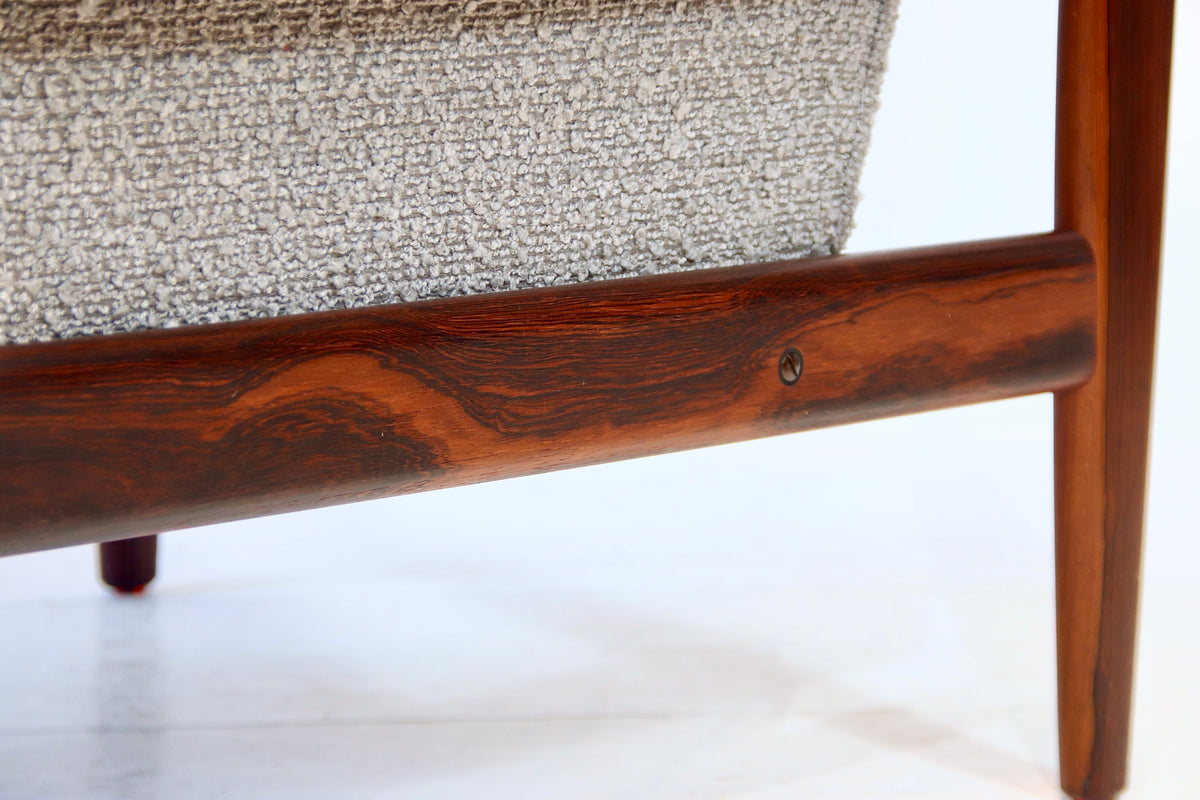 Vintage Danish Armchair in Brazilian Rosewood