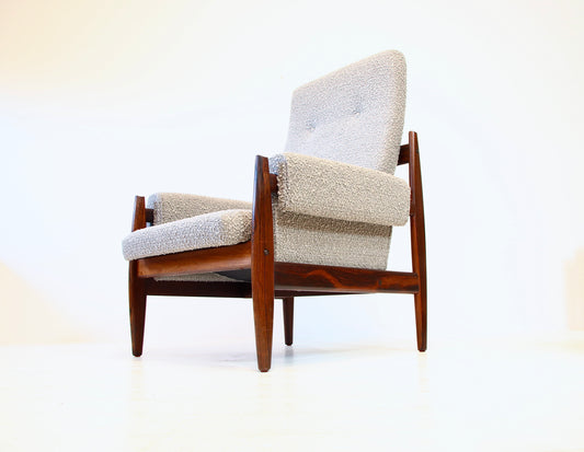 Vintage Danish Armchair in Brazilian Rosewood