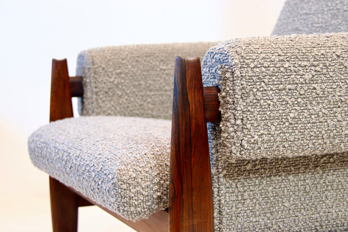 Vintage Danish Armchair in Brazilian Rosewood