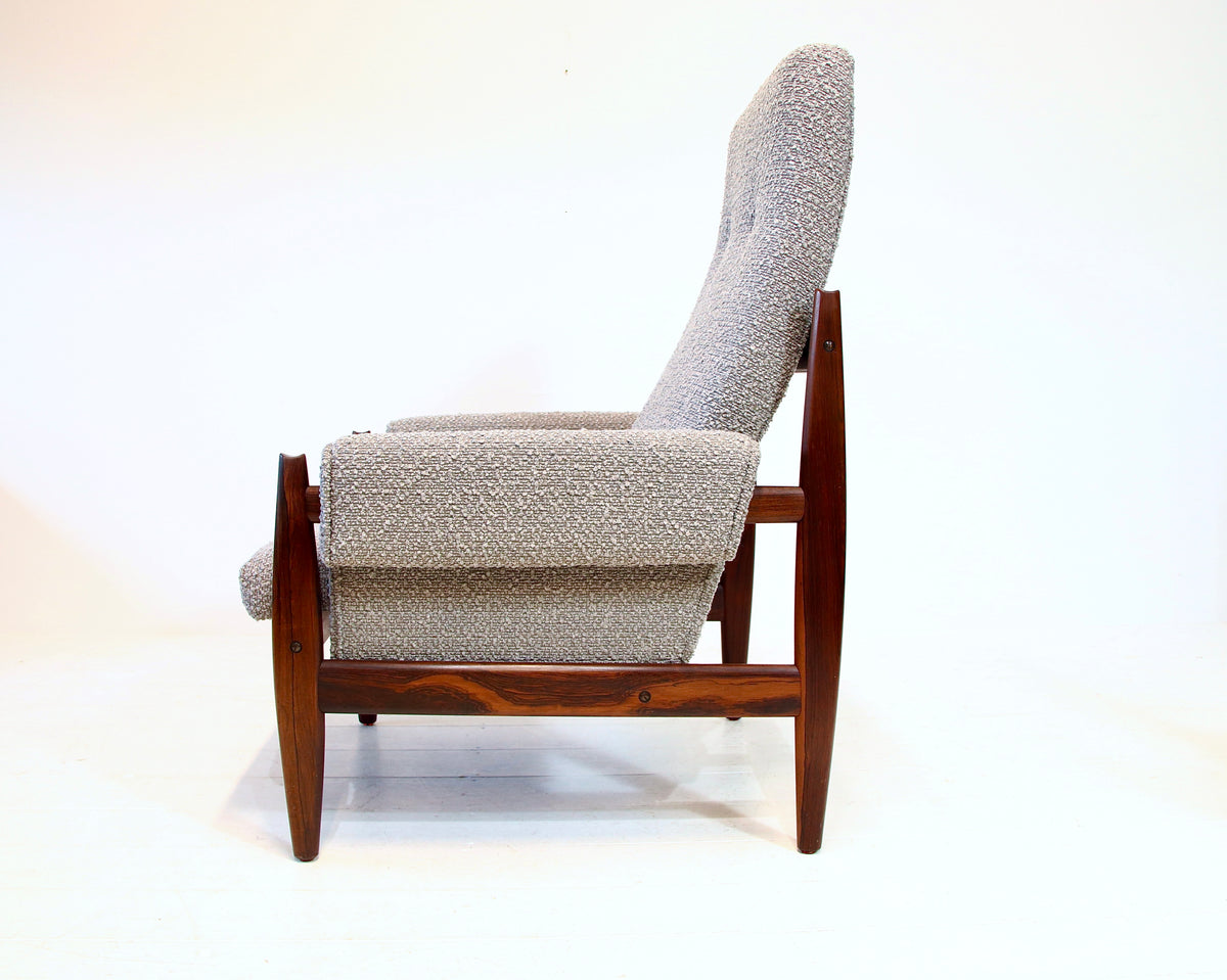Vintage Danish Armchair in Brazilian Rosewood